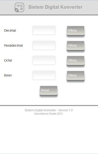 Sistem Digital Konverter