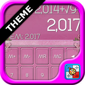 SCalc Pink Roses Theme 1.05