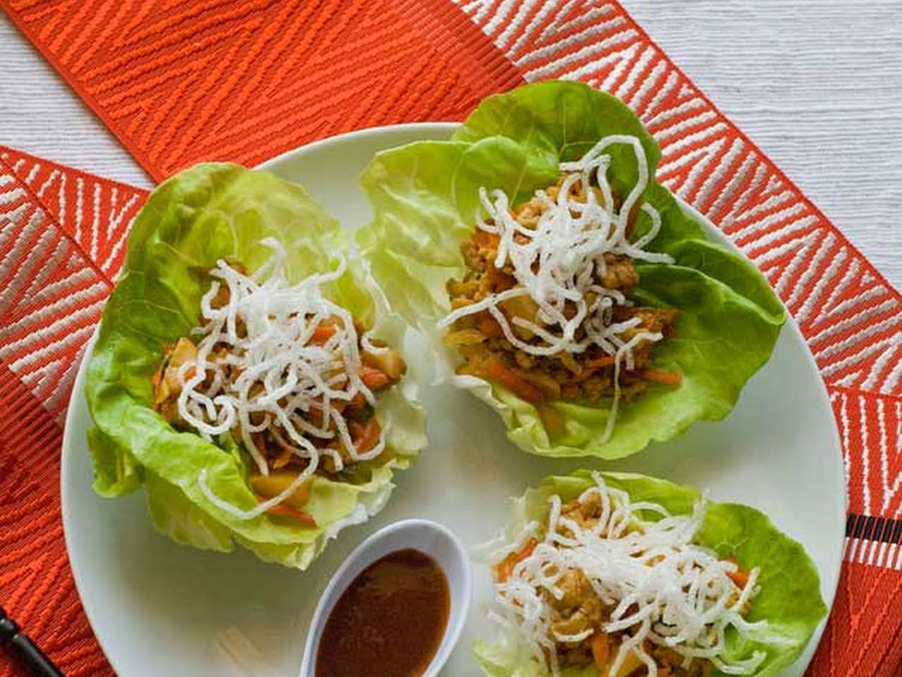 Gluten Free Chinese Chicken Lettuce Cups