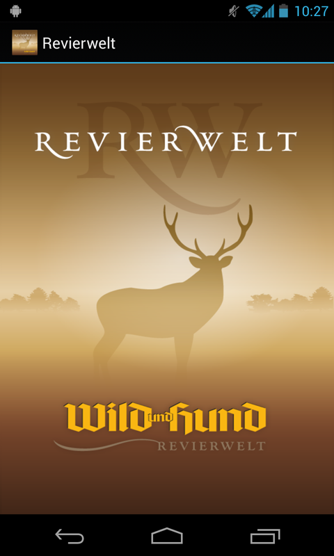 Android application Wild und Hund Revierwelt screenshort