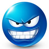 Texte Smileys ™ Bleu