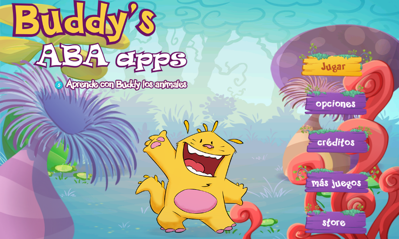 Android application Buddy learns the animals screenshort