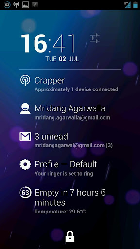 Dashclock Hotspot Extension