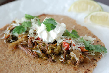 Slow Cooker Flank Steak Fajitas