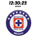 Digital Clock Cruz Azul icon
