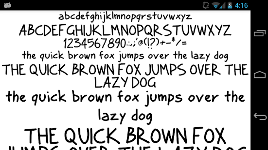 Fonts for FlipFont 50 Clean - náhled