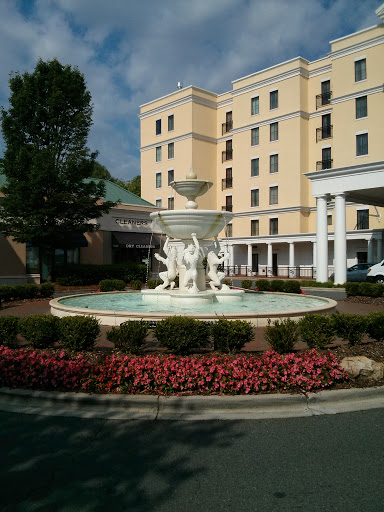 Three Lion Fountain at Hampton Inn