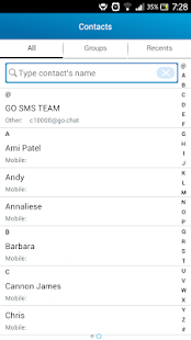 GO SMS BBM THEME - screenshot thumbnail