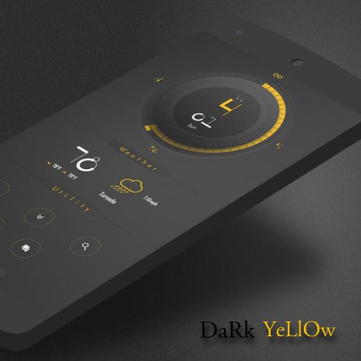 DaRk YeLlOw for Zooper 個人化 App LOGO-APP開箱王