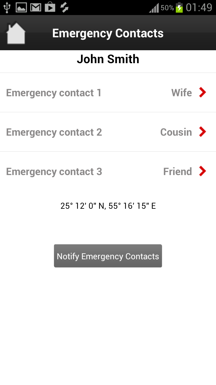 In Case of Emergency ICE-Lite Screen 3