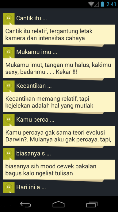 Update Status Keren  Android Apps on Google Play