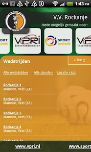 Voetbal Vereniging Rockanje Screenshots 1