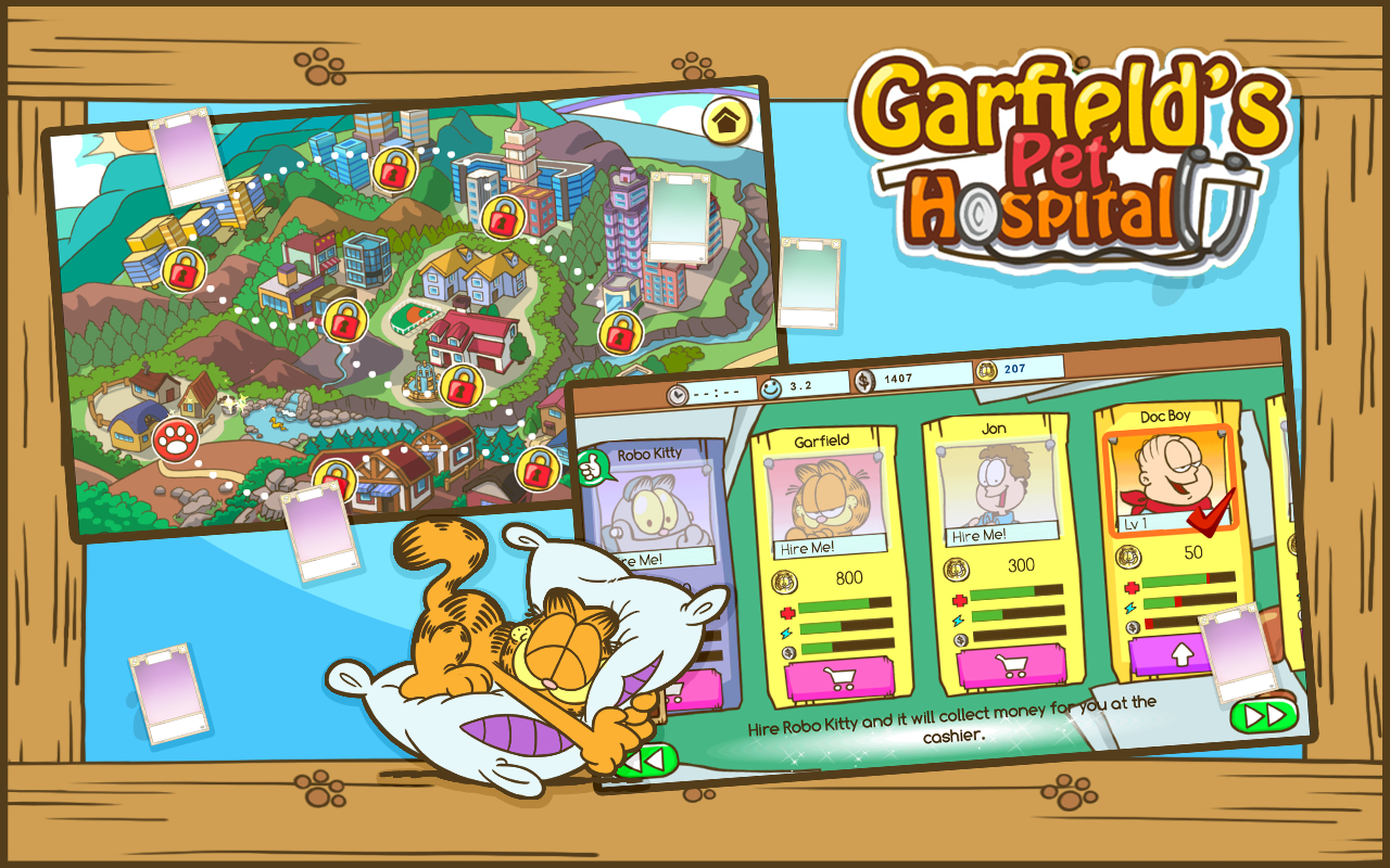   Garfield: Hospital de Animais: captura de tela 