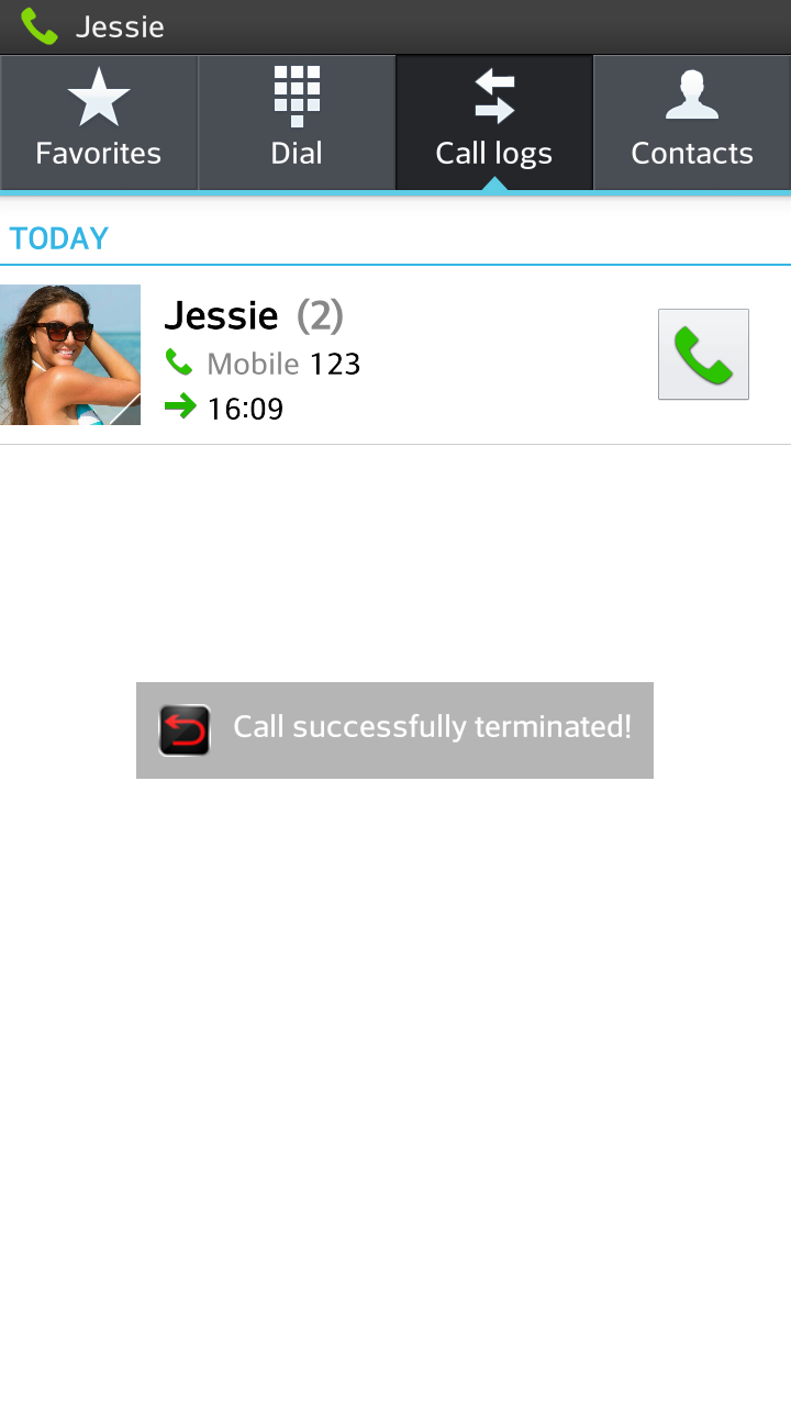 Back Key End Call Pro Screen 3