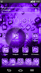 download Next Launcher Theme CrystalPur free