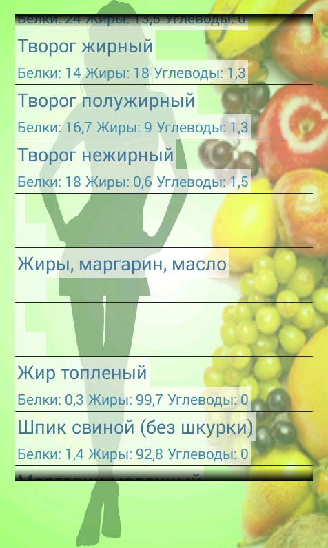 Правильное Питание Screen 3