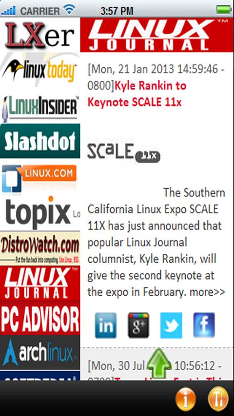 Linux Today Screen 2