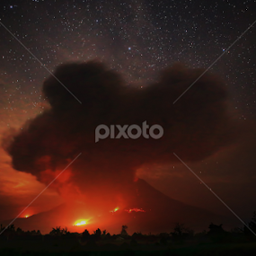 mount sinabung by Tibt Nangin - Landscapes Mountains & Hills