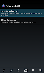 Screenshot dell'applicazione Android Enhanced Caller ID+