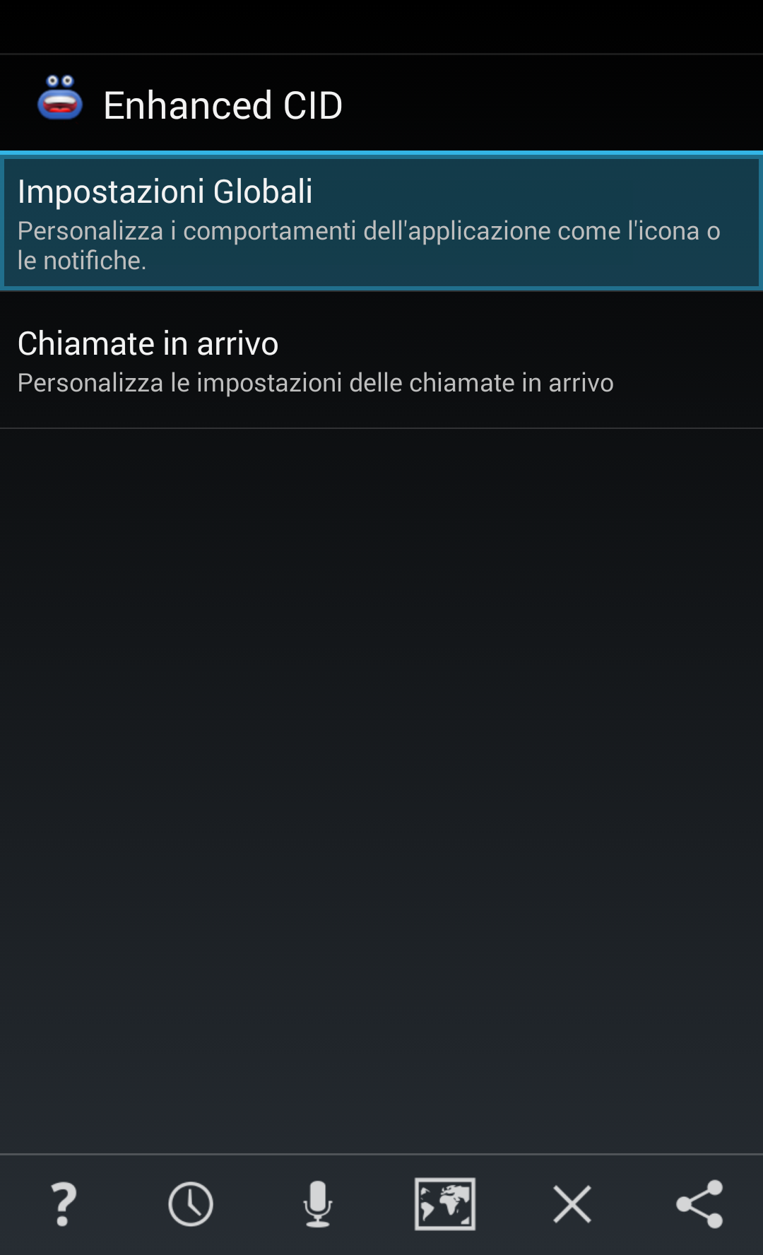 Android application Enhanced Caller ID+ screenshort