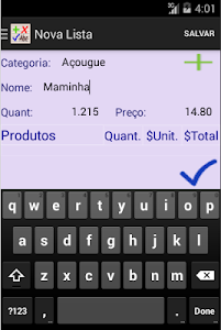 Shopping List - Spreadsheet screenshot 4