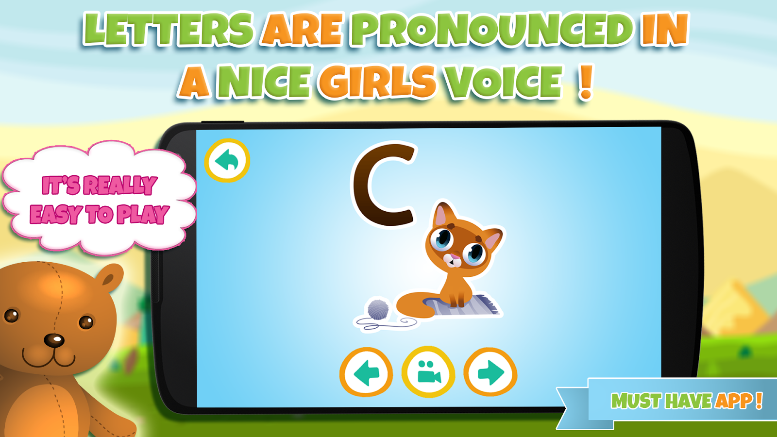    Learn alphabet & learn letters- screenshot  