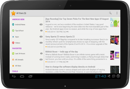 【免費新聞App】Android Geek | Feedly | RSS-APP點子