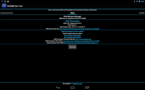 ROMDashboard Developer Tool(圖1)-速報App