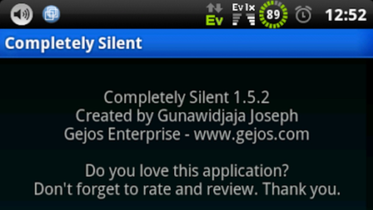 Completely Silent plus Widget Donate v4.5.1 Patched Apk