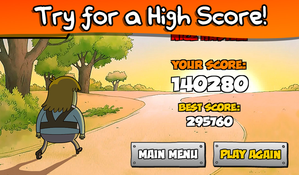 Ride 'Em Rigby - Regular Show v1.0 Apk Android Game - screenshot