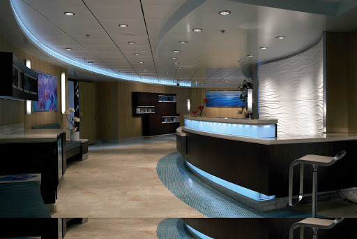 Relax and unwind during a treatment in the Aqua Spa on Celebrity Century.