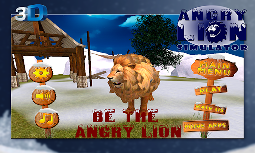 Angry Lion Attack Simulator 3D