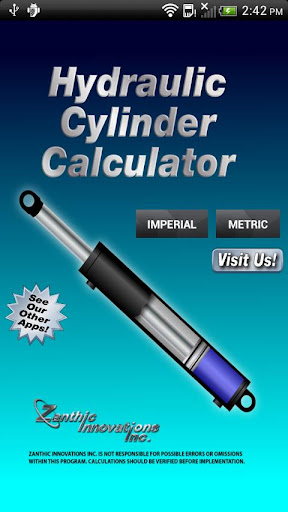 Hydraulic Cylinder Calc Free