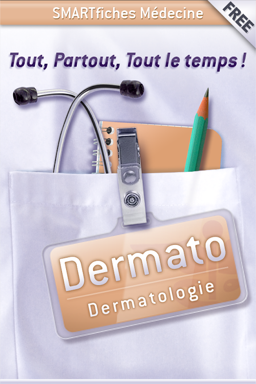 Android application SMARTfiches Dermatologie Free screenshort