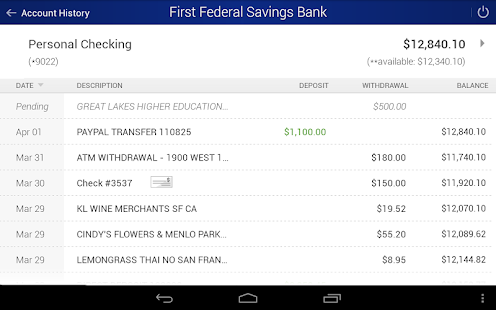 First Federal Savings Bank Screenshots 6