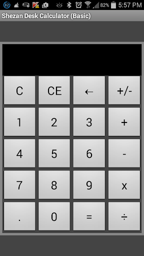Shezan Calculator Basic
