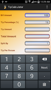 Tip Calculator Screenshots 1