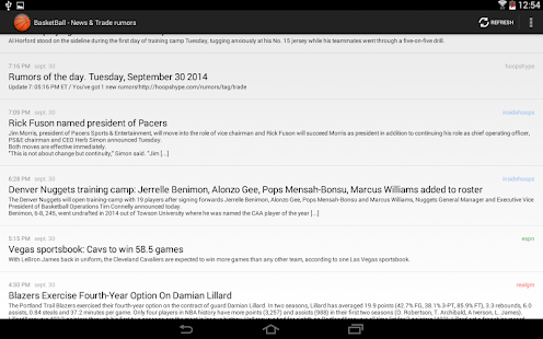 BasketBall - News & Rumors Screenshots 0