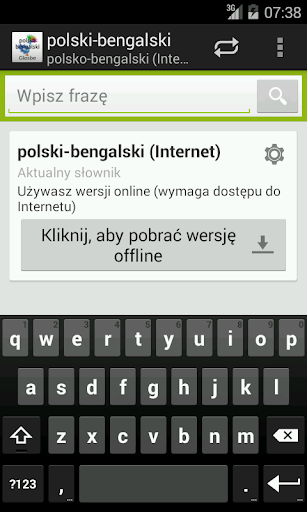 Polish-Bengali Dictionary