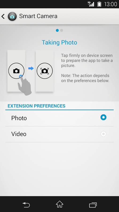 Camera smart extension - screenshot