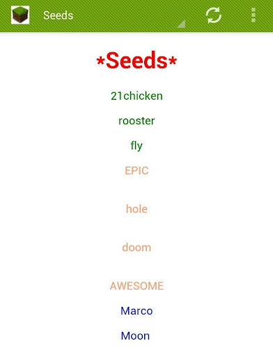 Minecraft PE Seeds