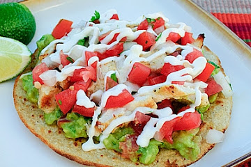 Grilled Chicken Breast Tostadas