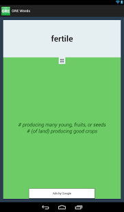 GRE FlashCards Screenshots 1