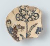 Fragment of a bowl with two horsemen besides a tree