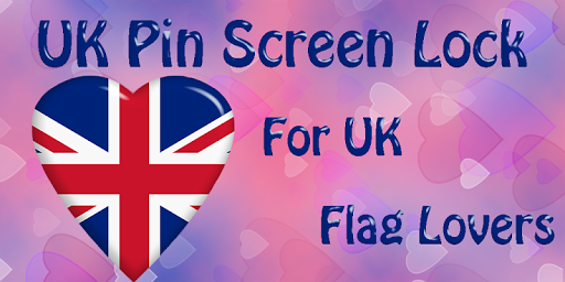 UK Flag Pin Lock Screen