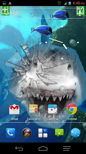 Angry Shark Pet Cracks Screen