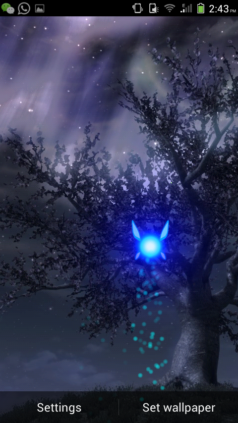 Android application Navi Live Wallpaper screenshort