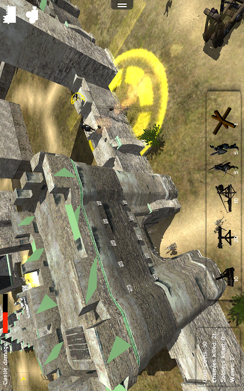 Android application Castle Defense 3D screenshort