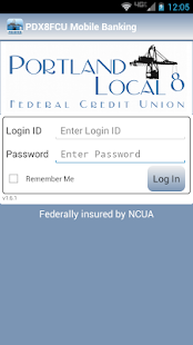 PDX8FCU Mobile Banking Screenshots 0