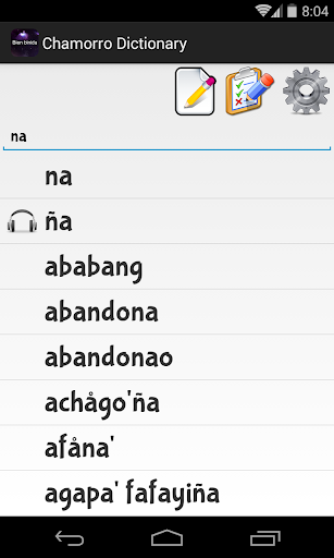 Chamorro Dictionary  screenshots 1